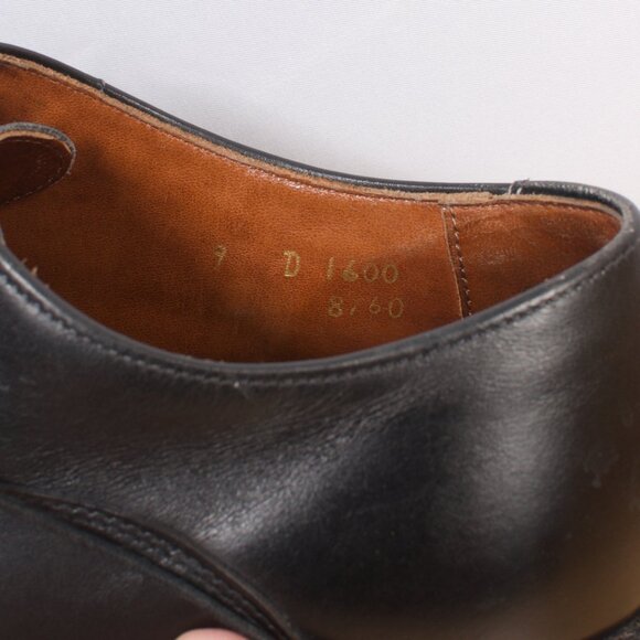 Allen Edmonds Soho 9D Black Cap-toe Balmoral Calfskin Goodyear Welted - Picture 5 of 8